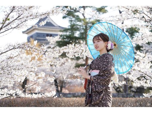 [Nagano, Matsumoto] 2-hour course: Kimono and yukata rental course! 2-minute walk to Matsumoto Castle! Solo travelers and groups welcome!の画像