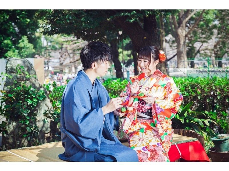 【湘南鎌倉・着物レンタル】鎌倉駅より徒歩2分！カップルで着物を楽しむ、古都・鎌倉を散策しよう