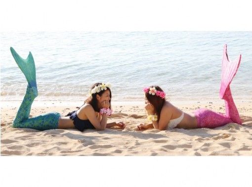 * A great deal for free! [Okinawa Uruma City Hamahiga Beach] Mermaid photo & unlimited play plan ♪の画像