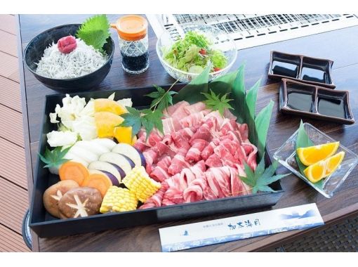 【和歌山市・加太】手ぶらでBBQ ！ボリュームたっぷりの焼肉BBQ！（温泉入浴半額券つき）の画像