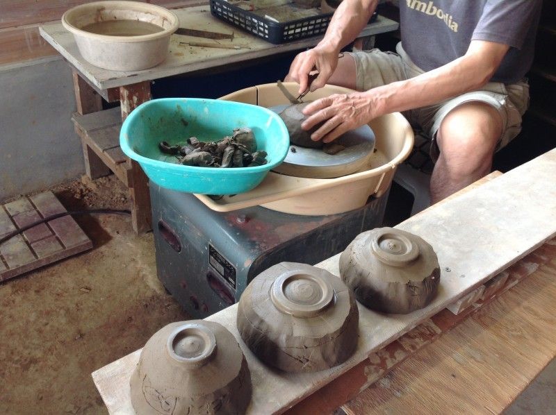 【福岡・八木山】オススメ♪手びねりで自由に作陶！時間があればちょっとだけロクロ体験もできます！