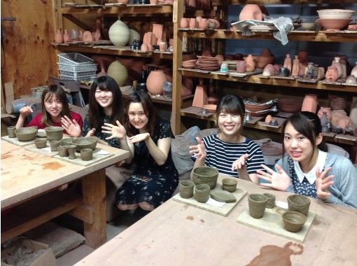 【福岡・八木山】とてもお得なグループ割！4名以上1割引！！手びねり陶芸体験の画像