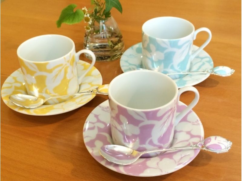 【大阪・堺・ポーセリンアート】1Dayレッスン3時間コース♪オリジナルの器を作りましょう