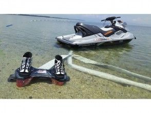 NEW【滋賀・琵琶湖】ベタベタしない透明淡水！フライボード体験（25分）パワースポット白ひげビーチ店