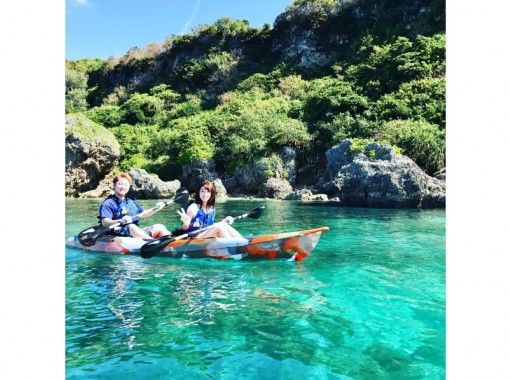 地域共通クーポン利用可 人気no 1 神の島 浜比嘉島の秘境エリア シークレットビーチ上陸カヤックツアー アクティビティジャパン