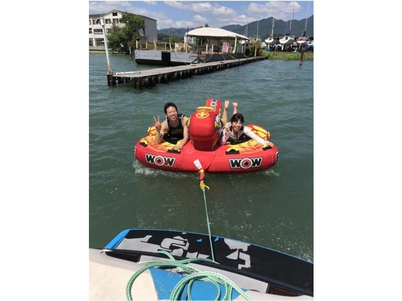 【滋賀・琵琶湖】マリンパック(水上バイクでウェイクボードとバナナボートが体験できるプランです。