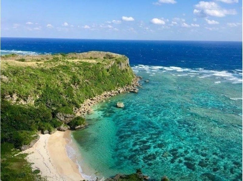 絶景!!宮城島のパワースポット果報バンタ&シークレットビーチ上陸カヤックツアー!