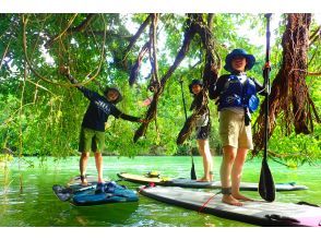 SALE! Easy access to central Okinawa! Mangrove River SUP tour! Very popular with couples! Free tour photos
