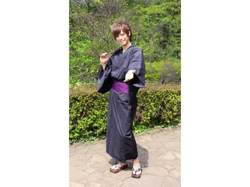 【東京・原宿】原宿を素敵な浴衣姿でお散歩！浴衣メンズプラン♪