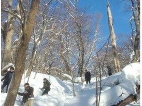【北海道・札幌】スノーシュー本格1日コース～藻岩山登頂（ガイド同行）千歳空港への送迎付き！