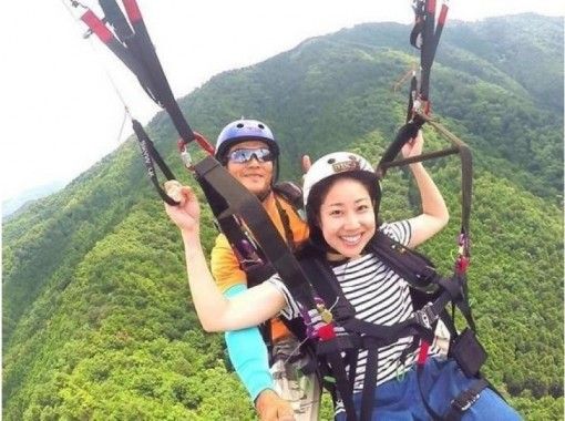 [Kansai/Hyogo]Paragliding experience in Tamba-2-seater tandem flight courseの画像
