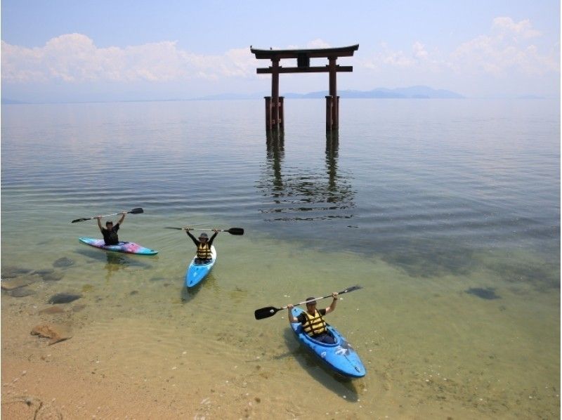 【滋賀・琵琶湖カヌー】白髭神社・湖中鳥居くぐり(120分コース)