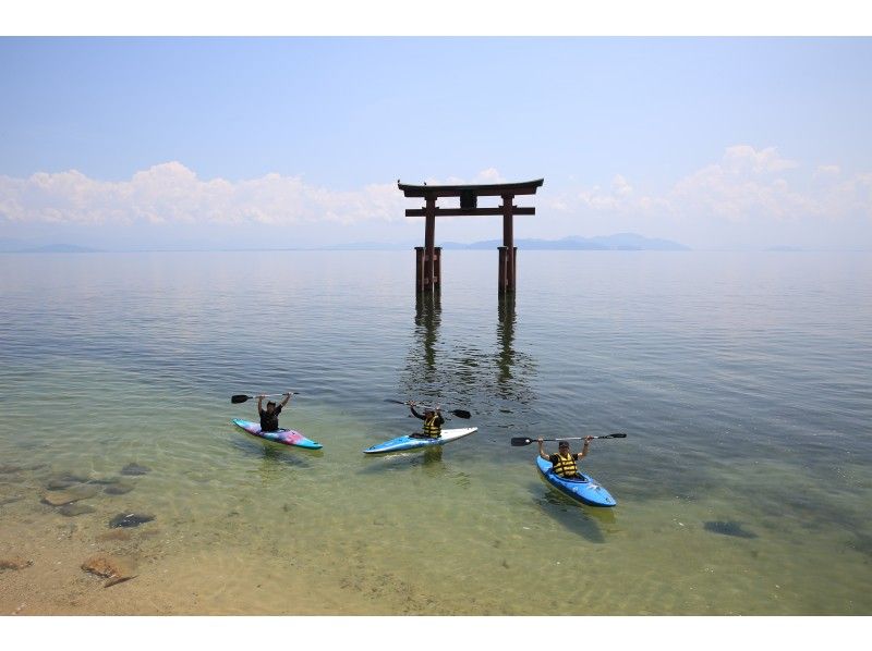 滋賀 琵琶湖カヌー 白髭神社 湖中鳥居参拝カヌー 1分コース アクティビティジャパン