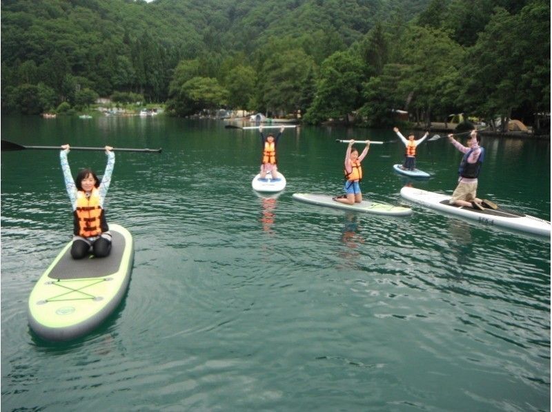 【長野・青木湖】《初心者レッスン付き》アルプスの鏡で楽しいSUP(サップ)体験