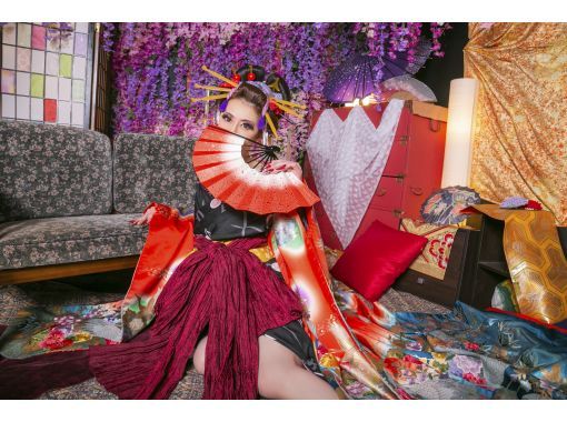 "Super Summer Sale 2024" Same-day reservations available! [3-minute walk from Kyoto Station] For women! "Oiran Plan" can be experienced alone or with friends!の画像