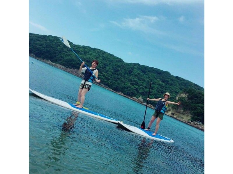 今！流行りのSUPで下田の綺麗な海をのんびり海上散歩！(インストラクター付きも有)