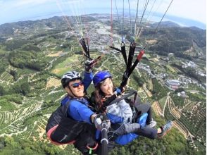 【静岡・浜名湖】パラグライダーでインストラクターと二人乗り★タンデムフライトプラン
