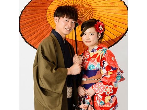[Kyoto Higashiyama Station] Feel free to rent a kimono "couple discount plan" Why not make the best memories in Kyoto?の画像