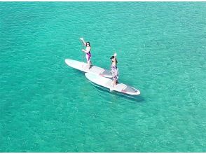 [Chiba/Southern part of Katsuura City] Small number of people! ! A popular well-deserved plan in the highly transparent sea! SUP experience & SUP mini cruise ♪の画像