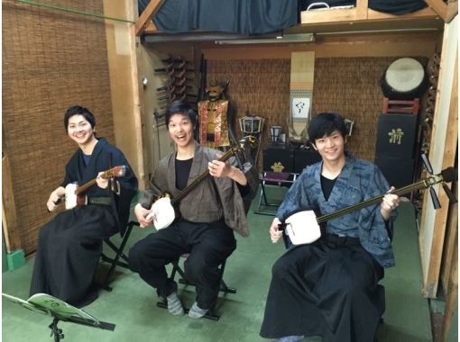 [Tokyo, Asakusa, Sky Tree, Ueno, Akihabara, and Ryogoku areas welcome groups of up to 80 people to experience the Japanese traditional culture of shamisen!の画像