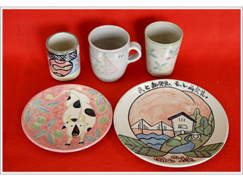 [Okayama, Setouchi City, Ushimado] Pottery Experience-5 colors freely and freely! Color painting course, up to 100 people OKの紹介画像