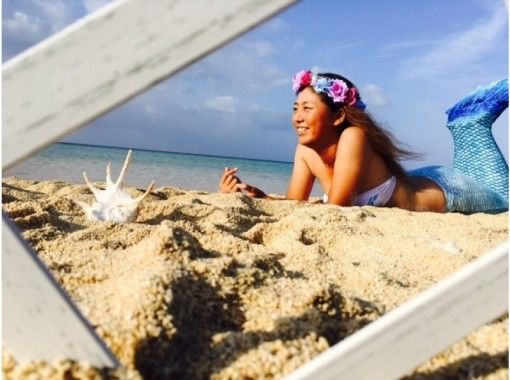 새해 판매! 당일 예약 환영! 【오키나와 미야코지마】인어로 변신! 머메이드 사진! (촬영 데이터 5컷 선물)の画像