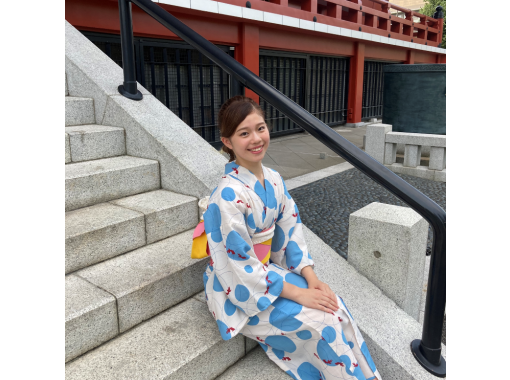 [Tokyo Asakusa] Kimono Rental"Basic Plan" (for Female) 5 minutes on foot from Asakusa Station.の画像
