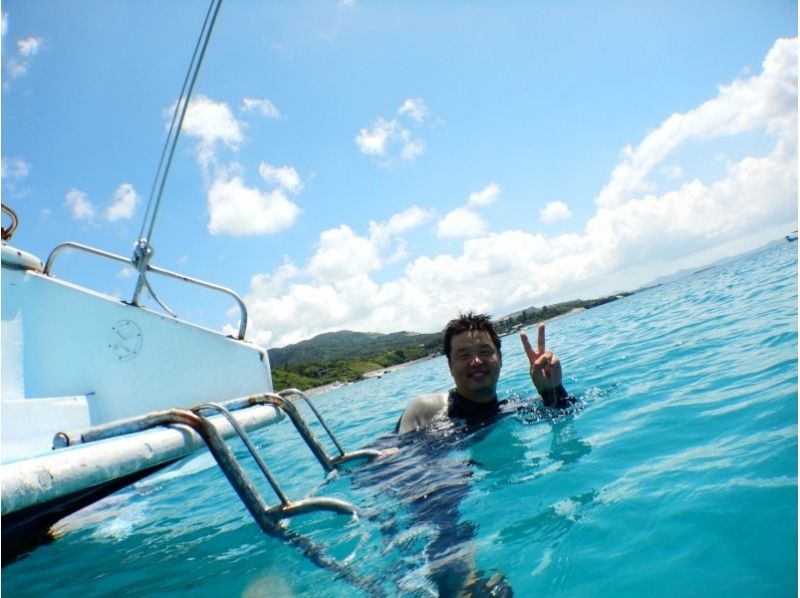 【沖縄・瀬底島・水納島】本部港発 ♪ ボートファンダイビング！