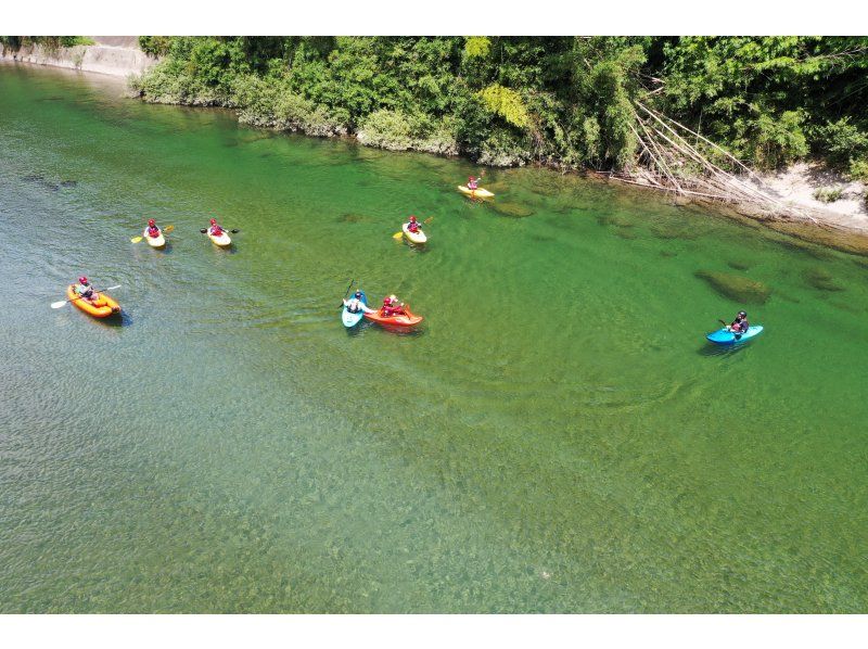 SALE！水の上の王道スポーツ！清流吉野川ではじめての本格リバーカヤックでミニツーリング!レッスン付【高知】の紹介画像