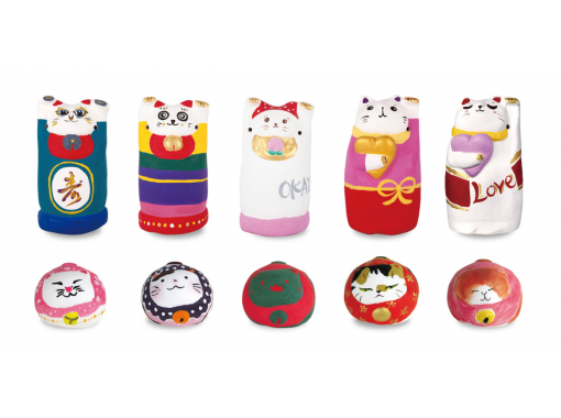 [Okayama and Kanayama Temple] Maneki Neko's painting experience-Making only one Maneki Neko in the world! (60 minutes) Group OKの画像