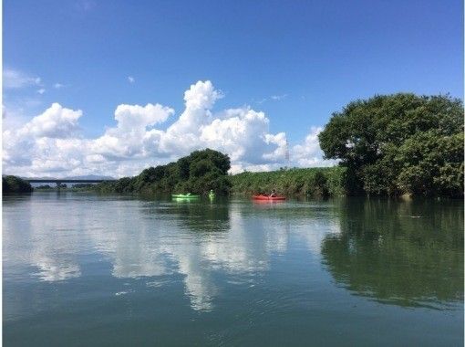 【岐阜、大垣市】清澈的溪流環繞著原始的風景♪初學者也能安心體驗！皮划艇體驗の画像