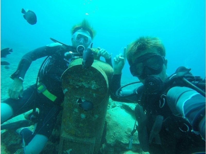 【沖縄・水中ポストファンダイビング】砂辺海岸ビーチで、気軽に楽しむファンダイビング！（写真撮影付き）