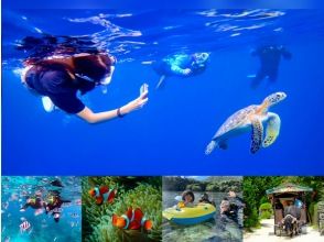 SALE！【ウミガメ遭遇率99%】当日予約OK★ウミガメシュノーケル＆青の洞窟 《写真＋4K動画＆器材＆送迎無料》3才～＆1名可／竹富格安券