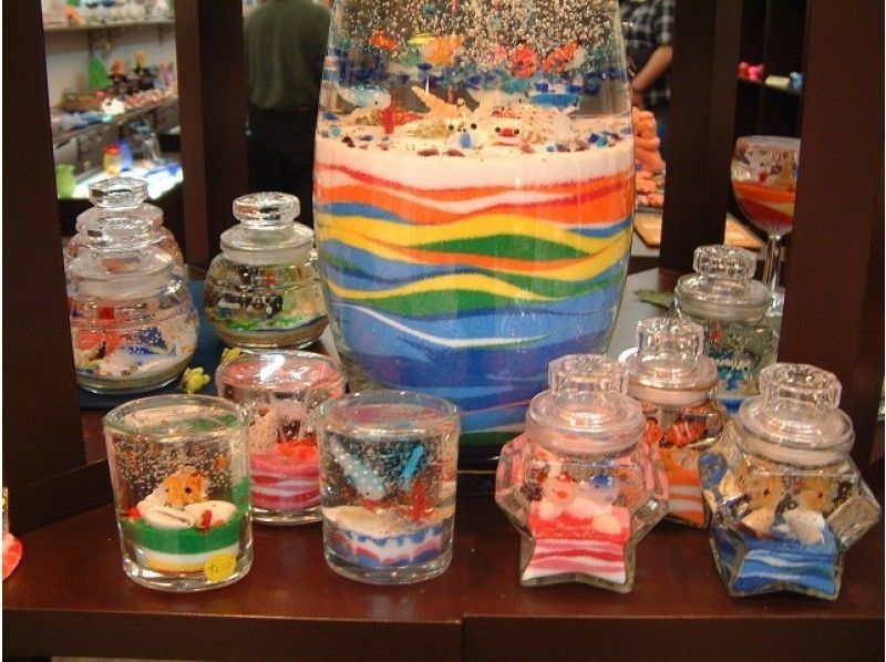 美ら海キャンドル作り　四角小