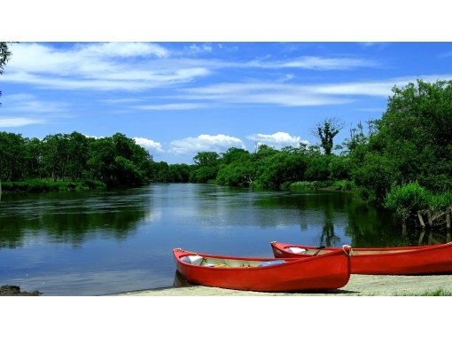 【北海道・釧路湿原・釧路川】少し遅めの出発！昼どきカヌー体験の画像