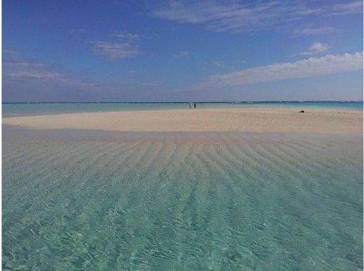[鹿児島，與論]在非常漂亮的景色成人的氣“Yurikehama之旅”的願景的白色沙灘上，你可以享受自然的天堂！の画像