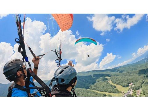 【長野県・富士見パノラマ】タンデム(2人乗り)フライトで本州一の高度差800mの大空への画像