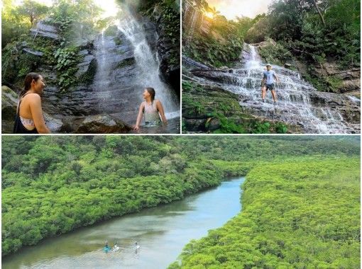 【西表島／１日】マングローブSUP&秘境ゲーダ滝トレッキング！大自然を堪能するアドベンチャーウェルネス［温水シャワー/写真データ/お茶無料］の画像