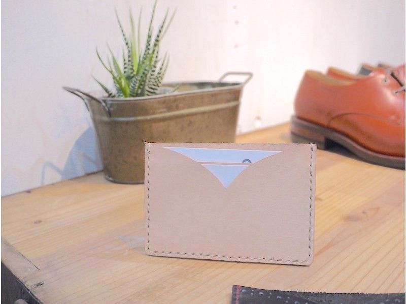 【愛知・名古屋】靴職人のレザークラフト教室☆ カードケース作り