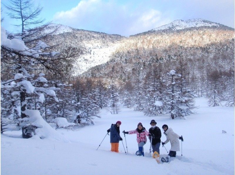 【あさま軽井沢／長野・群馬】スノーシューハイキング1日『雪原バックカントリー』パウダースノー☆湯の丸
