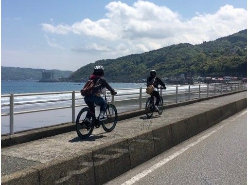 [Shizuoka ・ Ito] ★ Enjoy the mountains and the sea! ★ B1-Seaside Spa & Downhill Cycling Usami Course [half-day]の画像