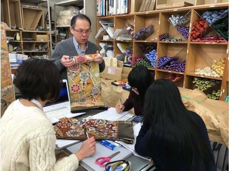 【京都・北区】金閣寺近くの立地！西陣織と水引細工のアクセサリー製作体験