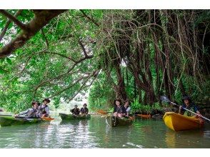 マングローブカヤックツアー【当日予約可】ツアー画像プレゼント！２歳からOK、家族・カップル・女子旅に人気♪本島中部・アクセス便利