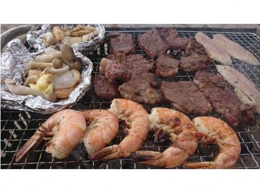 [Okinawa Nago] At the beach BBQ ♪ Marine sports are also fulfillingの画像