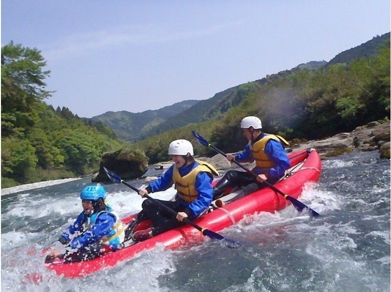 【四国・吉野川】自分の力で川下り!写真データ付き!ダッキー体験コース
