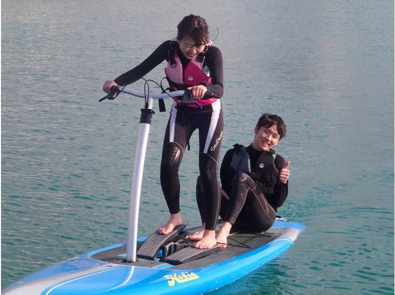 ★ Now a hot topic ☆ New sensation ★ [Foot rowing SUP] Move smoothly over the sea by pedaling♪の紹介画像