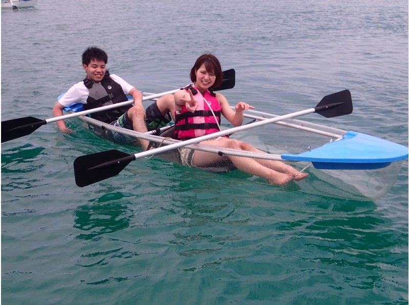 クリアカヤック 2人乗り 透明ボード 水上観光 西濃運輸営業所止め商品