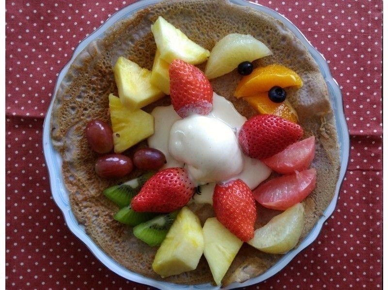 [Nagano/ Azumino] ~ Seasonal fruit ~ Stylish French cuisine! Galette making experience! Recipe gift!の紹介画像