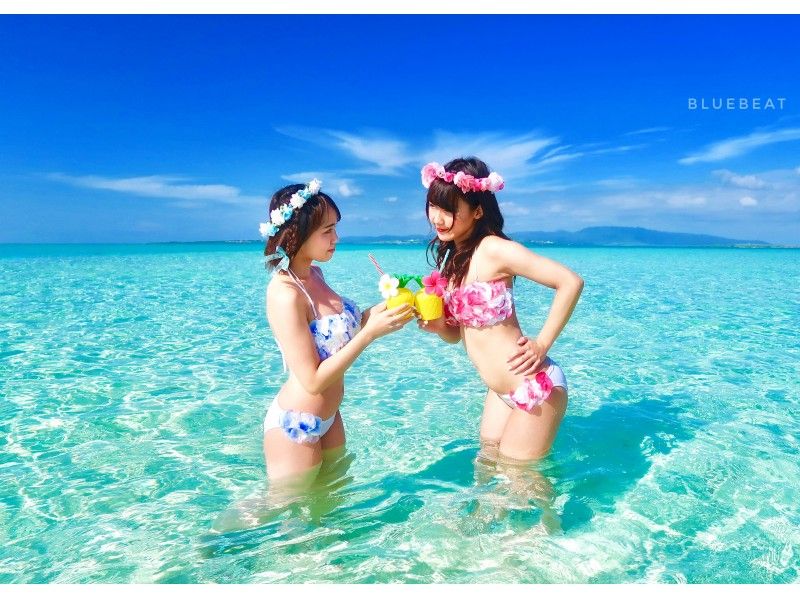 【沖縄・石垣島】《1日コース》幻の島上陸＆離島＆マンタシュノーケル！ドローン撮影＆写真データ付き♪
