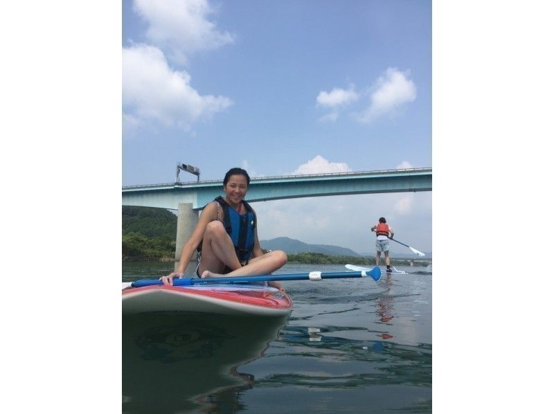 【高知・四万十川】リバーSUP♪体験コース 写真つき♪